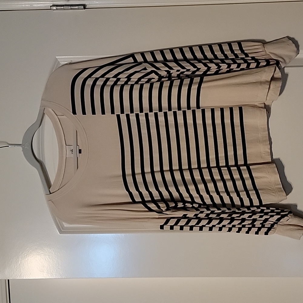 CAbi Boz Striped Tee